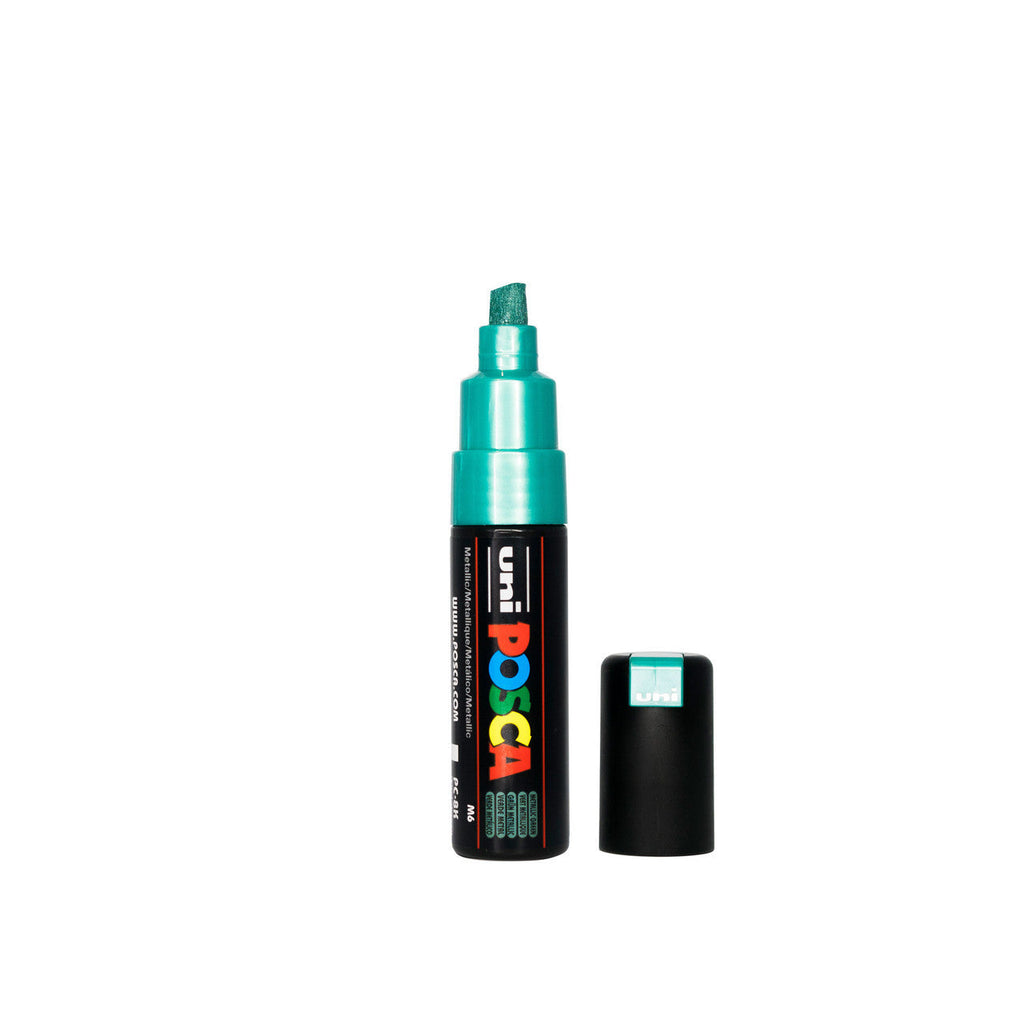 POSCA PC-8K Paint Marker Broad Chisel Tip Metallic Green