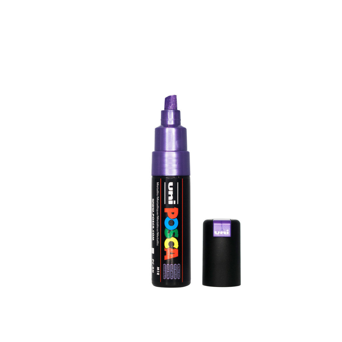 POSCA PC-8K Paint Marker Broad Chisel Tip Metallic Violet