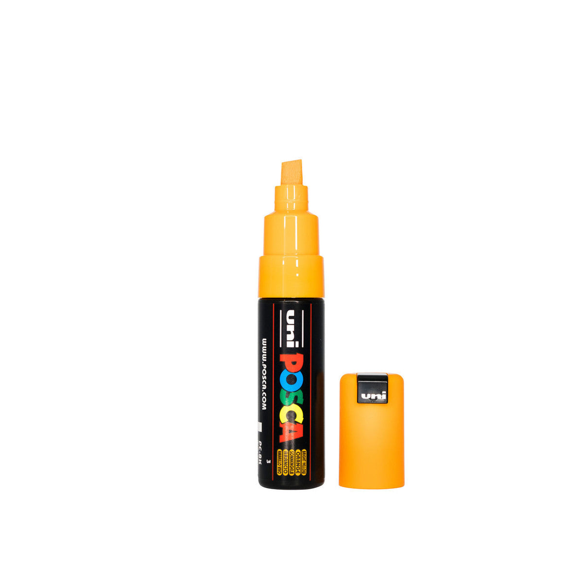 POSCA PC-8K Paint Marker Broad Chisel Tip Bright Yellow