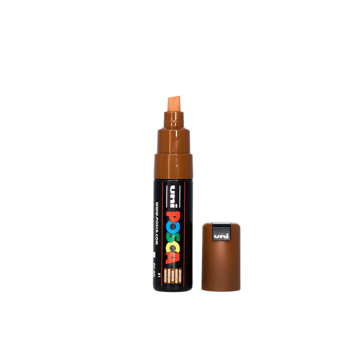 POSCA PC-8K Paint Marker Broad Chisel Tip Brown