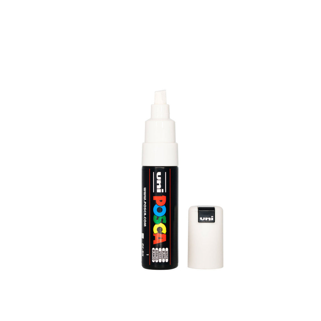 POSCA PC-8K Paint Marker Broad Chisel Tip White