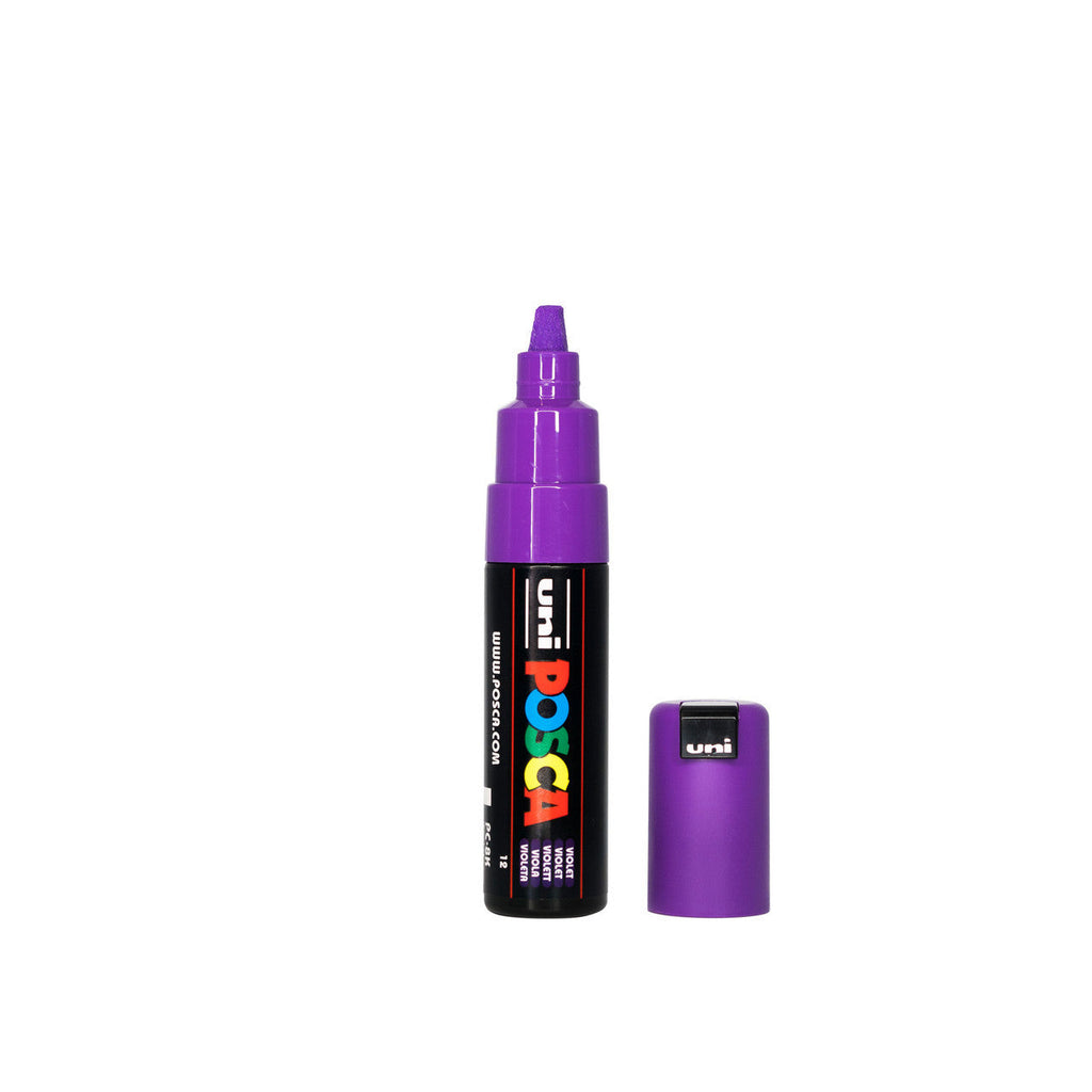POSCA PC-8K Paint Marker Broad Chisel Tip Violet