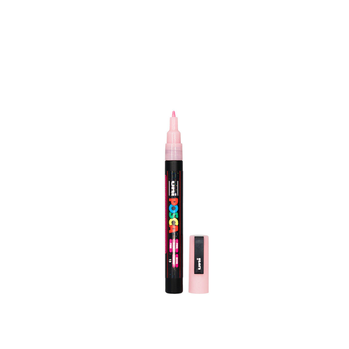 POSCA PC-3M Paint Marker Fine Bullet Tip Glitter Pink