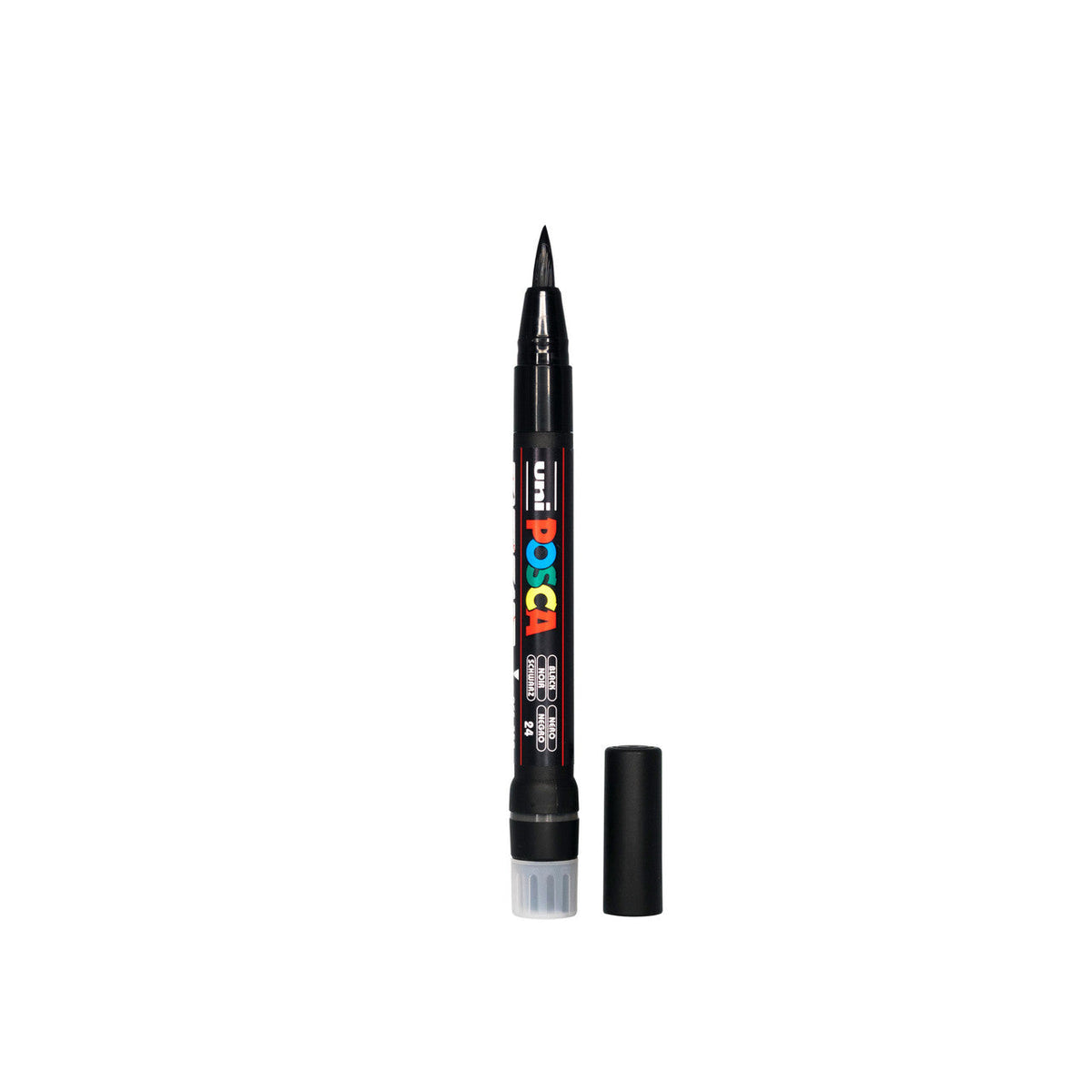 POSCA PCF-350 Paint Marker Flexible Brush Tip Black