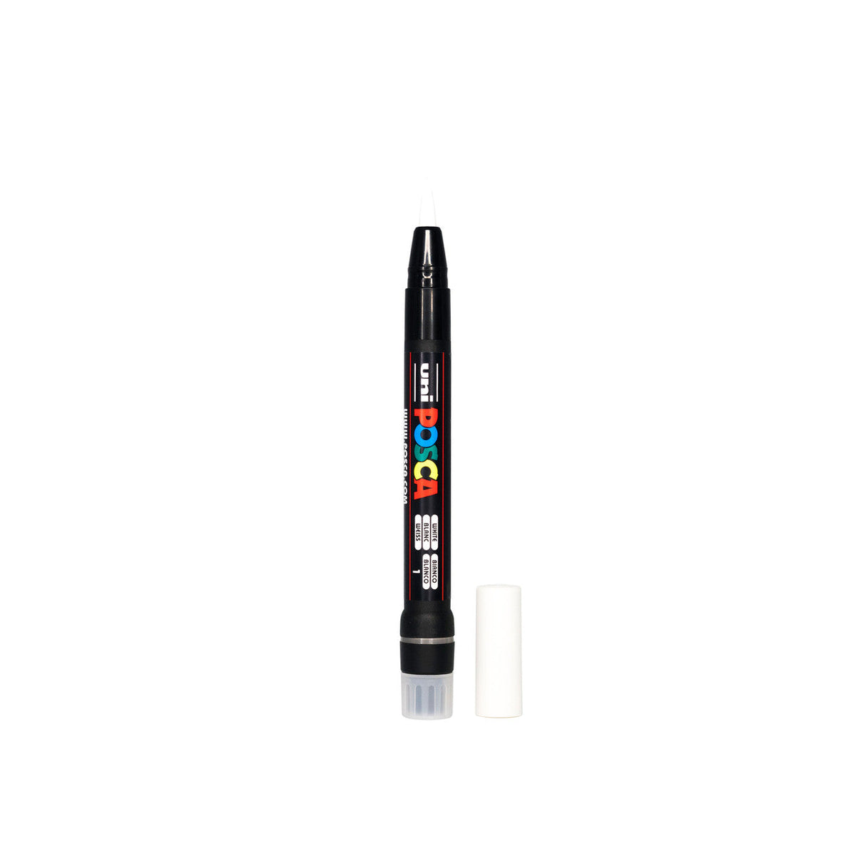 POSCA PCF-350 Paint Marker Flexible Brush Tip White