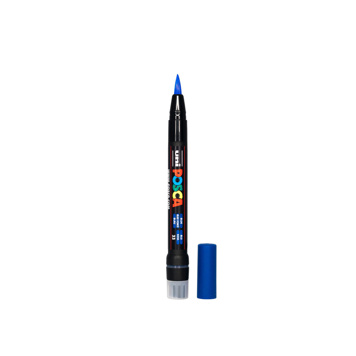 POSCA PCF-350 Paint Marker Flexible Brush Tip Blue