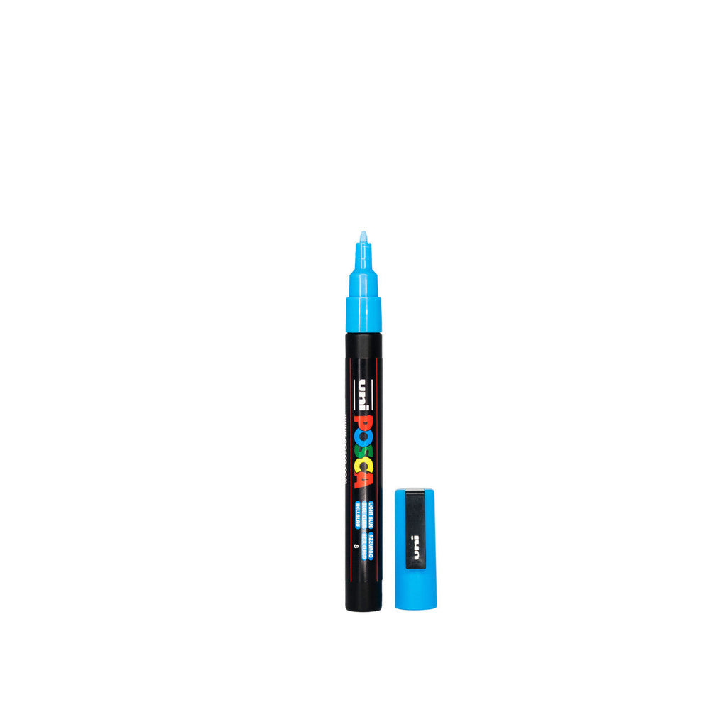 POSCA PC-3M Paint Marker Fine Bullet Tip Light Blue