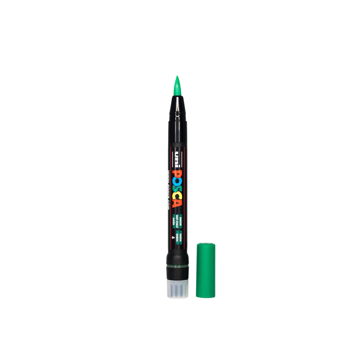POSCA PCF-350 Paint Marker Flexible Brush Tip Green