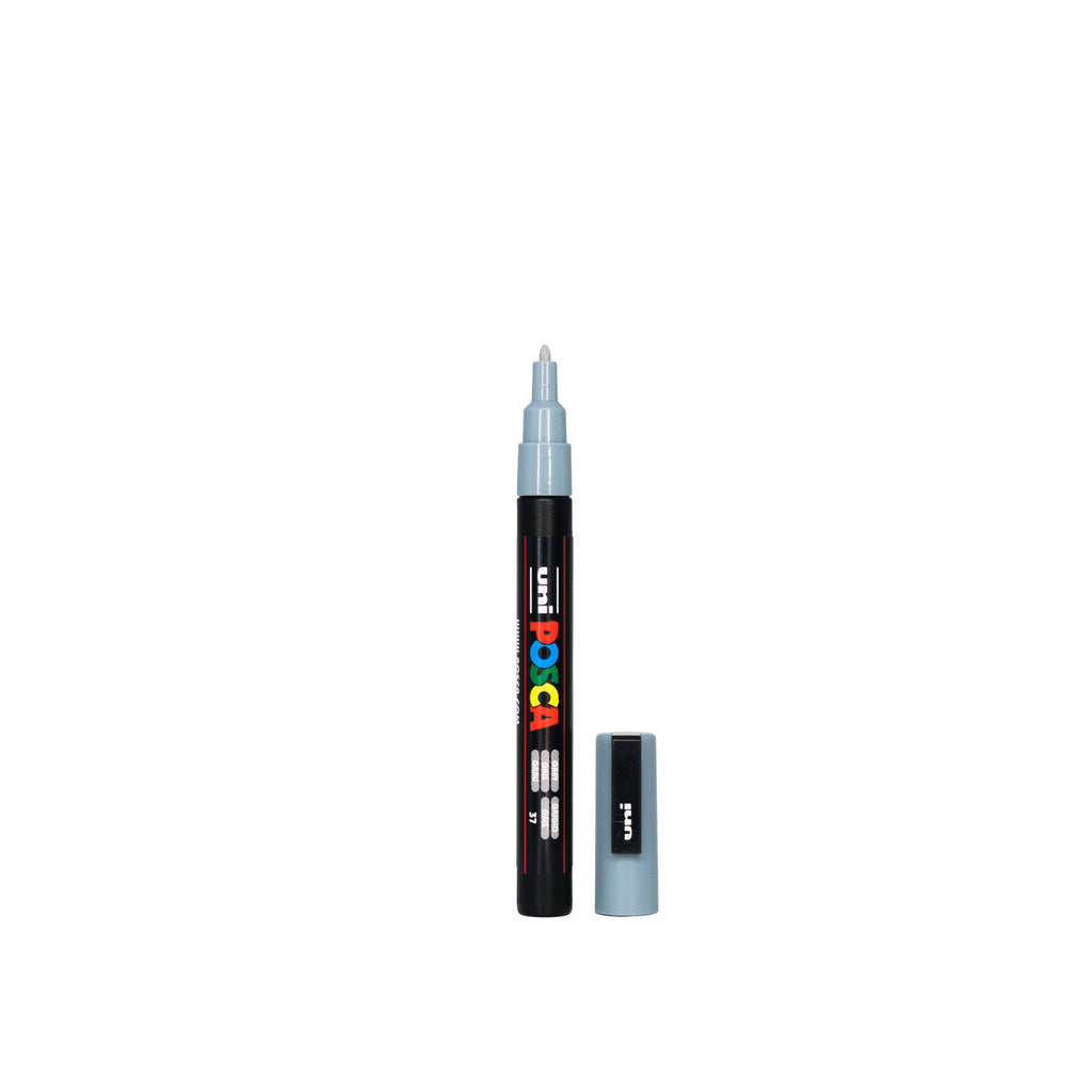 POSCA PC-3M Paint Marker Fine Bullet Tip Grey