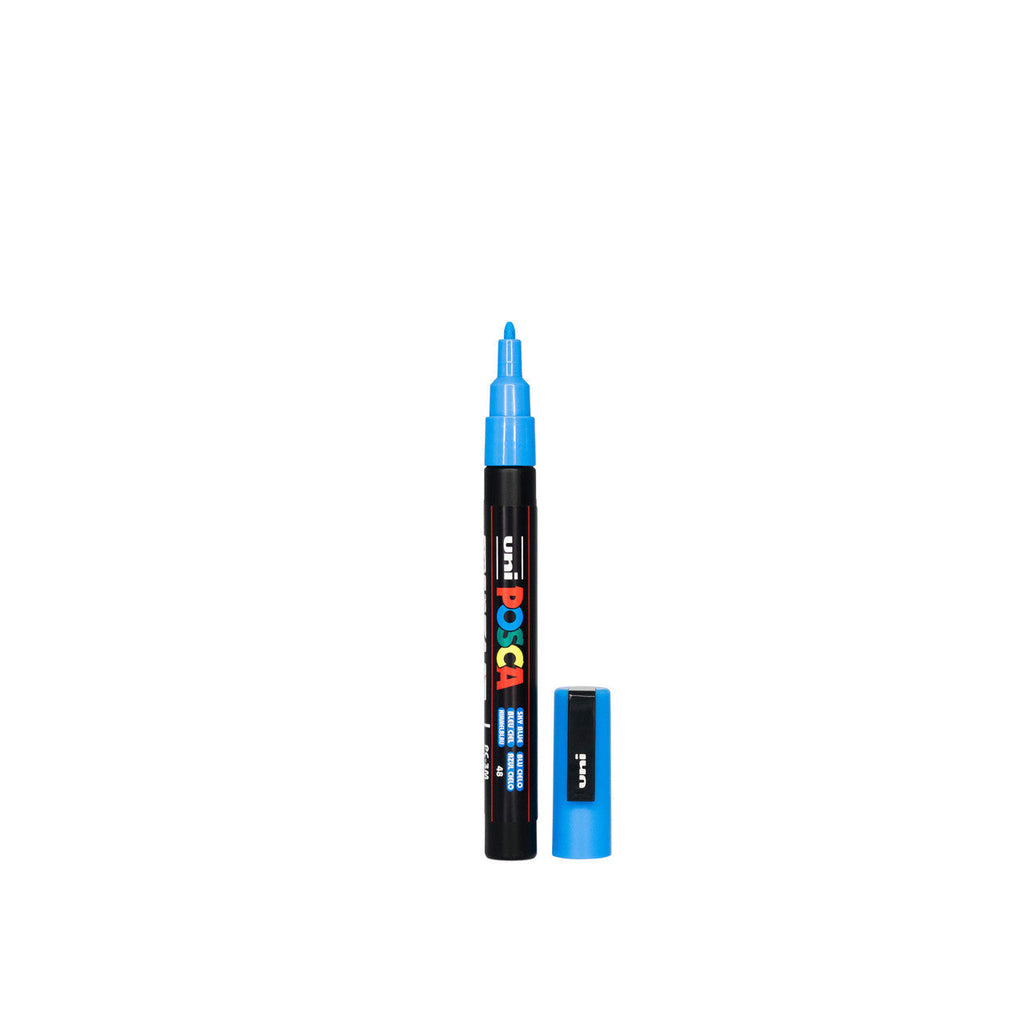 POSCA PC-3M Paint Marker Fine Bullet Tip Sky Blue