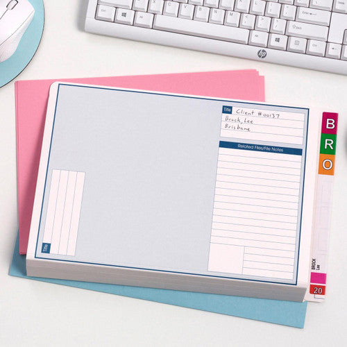Avery White Lateral Notes File A4 235 x 355mm Box 100
