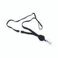 Kevron ID1021 Badge Reel with Breakaway Lanyard Black Pack of 10