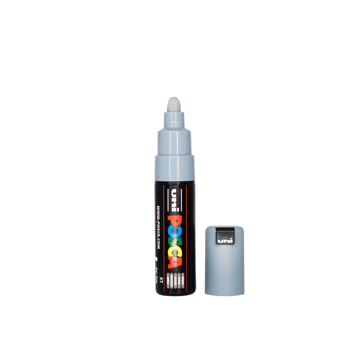 POSCA PC-7M Paint Marker Broad Bullet Tip Grey