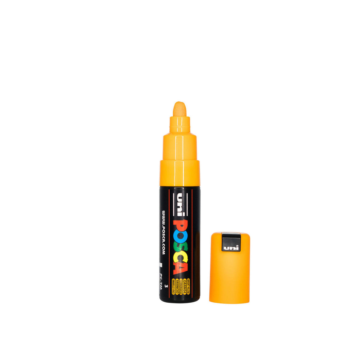 POSCA PC-7M Paint Marker Broad Bullet Tip Bright Yellow