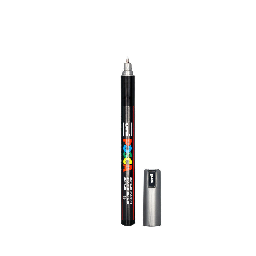 POSCA PC-1MR Paint Marker Ultra Fine Tip Silver