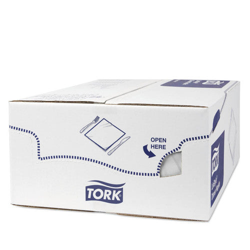 Tork Linstyle Quarterfold White Dinner Napkin Carton of 12