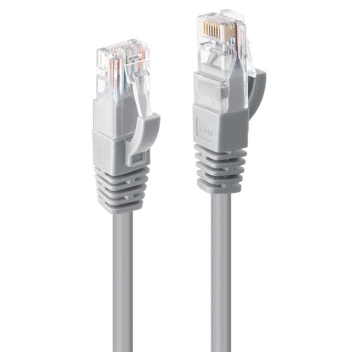 Lindy 1m Cat6 U/UTP Gigabit Network Cable Grey