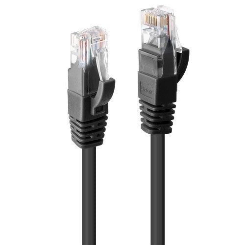 Lindy 10m Cat6 U/UTP Gigabit Network Cable Black