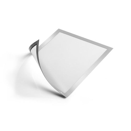 Durable Duraframe Magnetic A4 Silver Pack 5