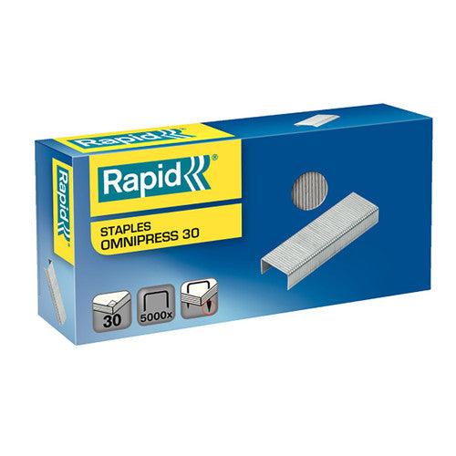 Rapid Omnipress 30 Staples Box 5000