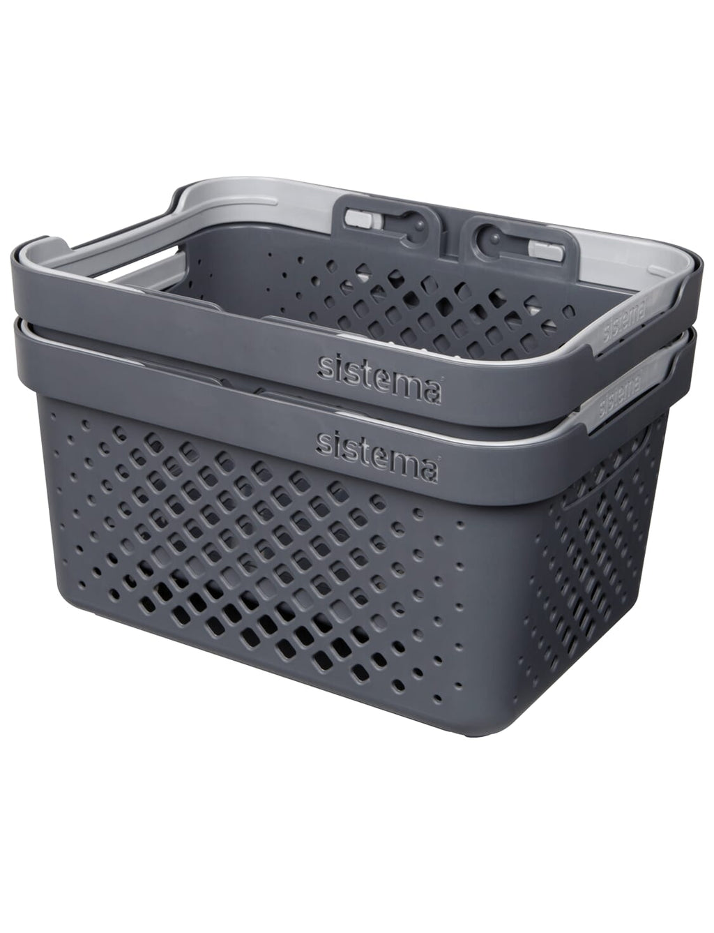 Sistema Medium Storage Basket 5.25L Charcoal