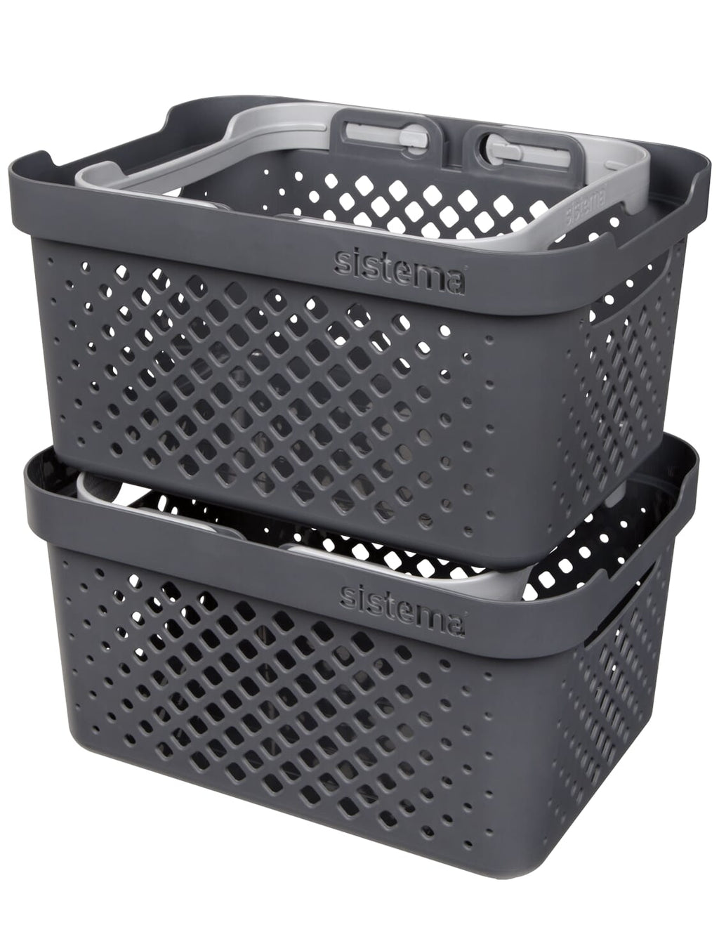 Sistema Medium Storage Basket 5.25L Charcoal