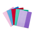 Contact Book Sleeves Assorted Tinted 9x7 Pack 25