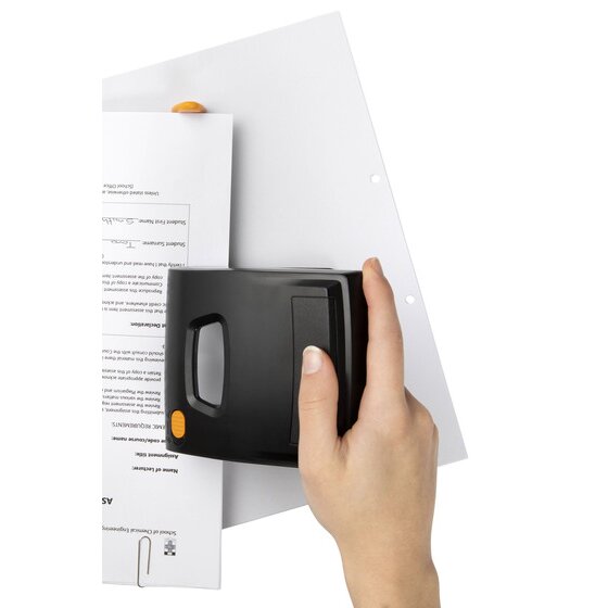 Marbig Low Force 2 Hole Punch P300 Black