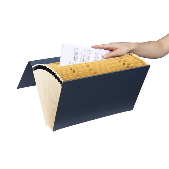 Marbig Expanding File Foolscap A-Z Dark Grey