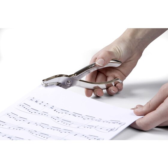 Marbig 1 Hole Punch 7 Sheets Silver Blistercard