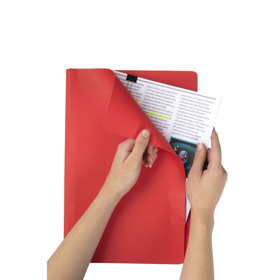 Marbig Manilla Folder Foolscap Red Box of 100