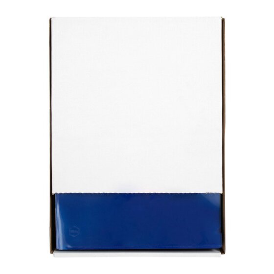 Marbig Ultra Letter File Polypropylene A4 Blue Box of 100