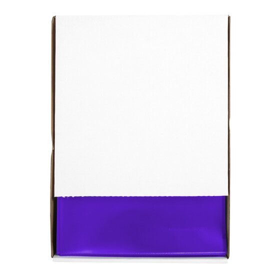 Marbig Ultra Letter File Polypropylene A4 Purple Box of 100