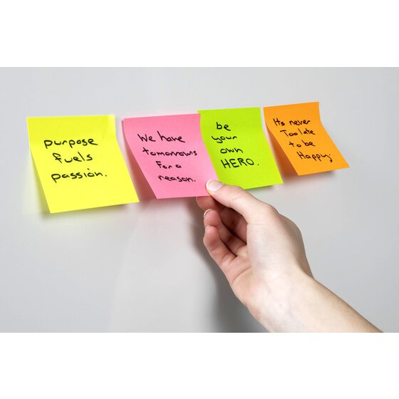 Marbig Brilliant Cube Notes 75 x 75mm Assorted