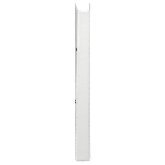 Marbig Clearview Insert Binder 19mm 2D A4 White Pack of 20