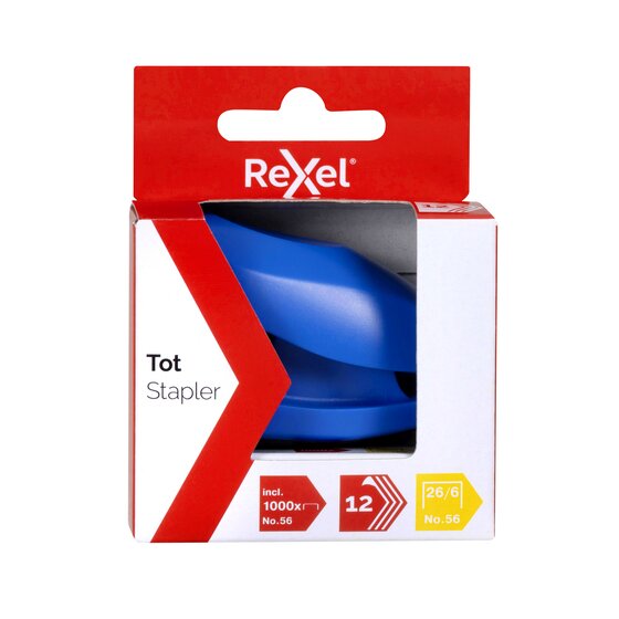 Rexel Tot Mini Stapler Blue
