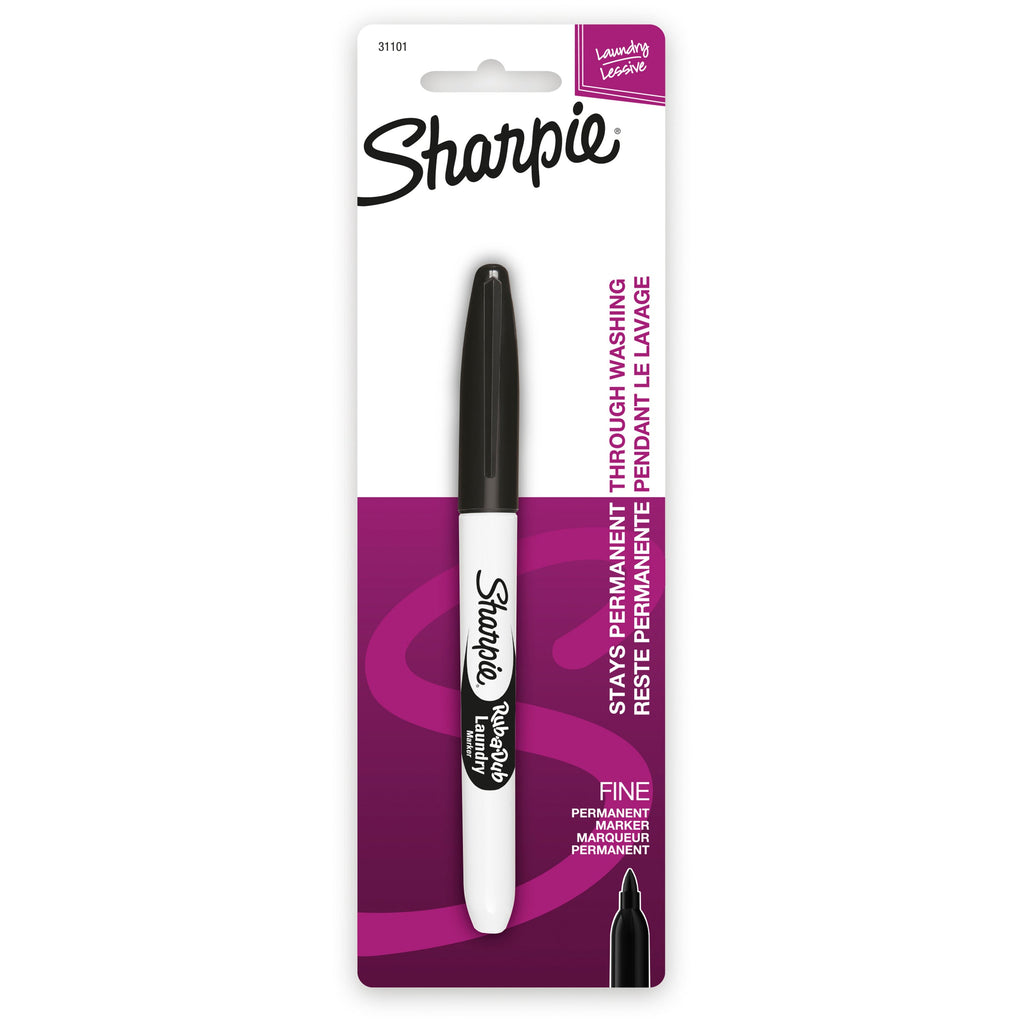 Sharpie Rub A Dub Laundry Marker Fine Point Black