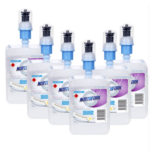 Northfork Instant Hand Sanitising Gel 0.4ml Carton of 6