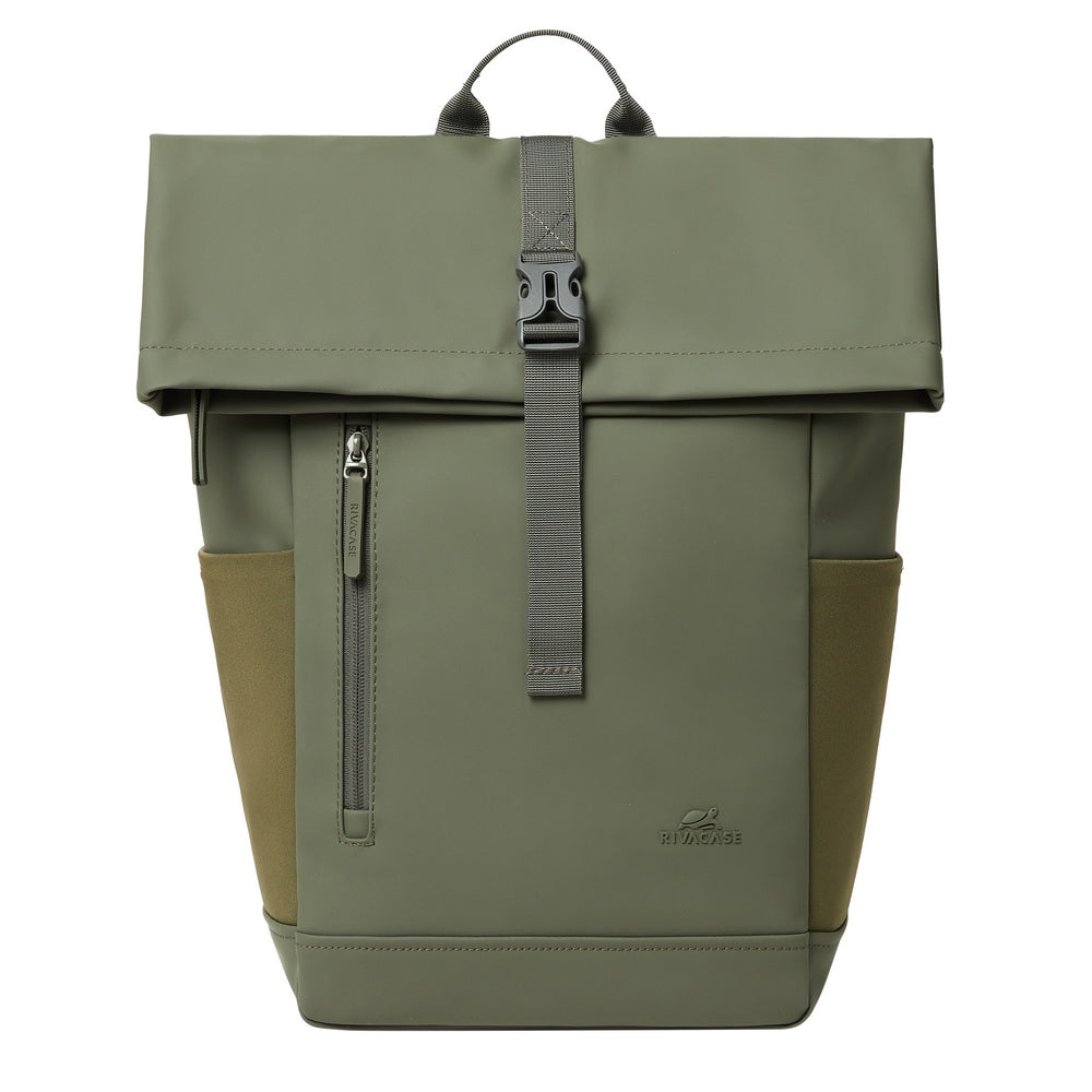 Rivacase 7826 Eden ECO Roll-Top Backpack 17L Olive Green