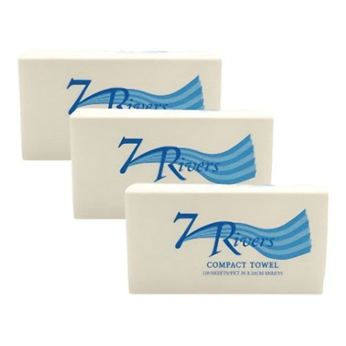7 Rivers Compact Interleaved Towel 20x25cm 150 Sheets/Pkt 16Pkt/Ctn