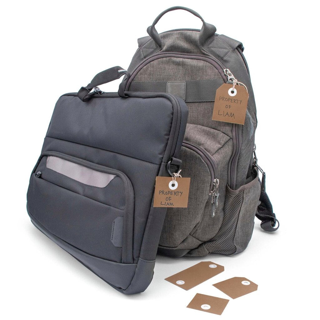 Avery Kraft Brown 2in1 Perforated Tag 54x108mm 100 Pack