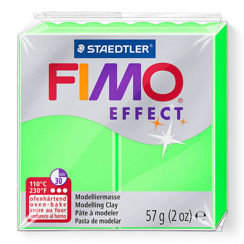 Fimo Effect Standard Block 57g Neon Green