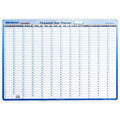 Writeraze Perpetual Year Planner QC2 Wall Chart 500 x 700mm