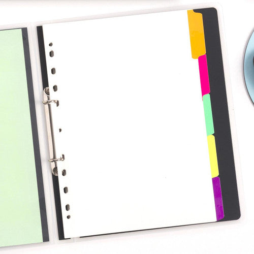 Avery Fluorescent Manilla Index Dividers 5 Tab