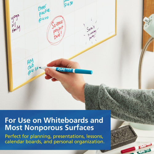 Expo 86002 Low Odour Dry Erase Markers Fine Tip Red Box 12