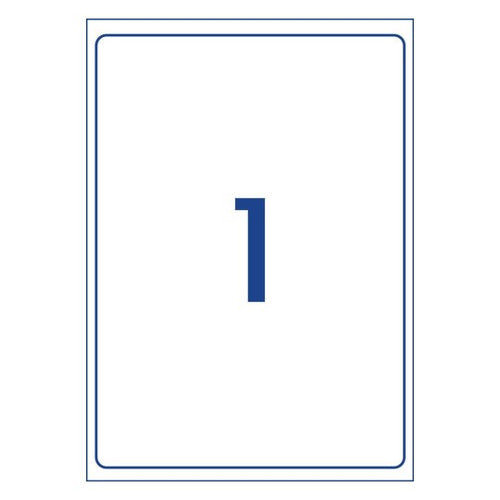 Avery Premium Shipping Labels with AveryEco L7167 199.6 x 289.1mm 1UP Pack 50