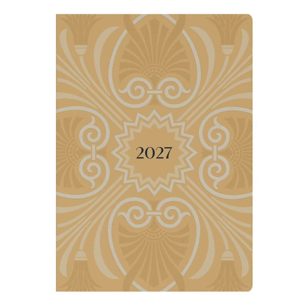 Collins Lavish Lux 2027 A5 Week to View Recycled Yellow