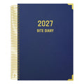 Collins Site Trades Tradesman Diary 2027 A4 Day to Page Navy