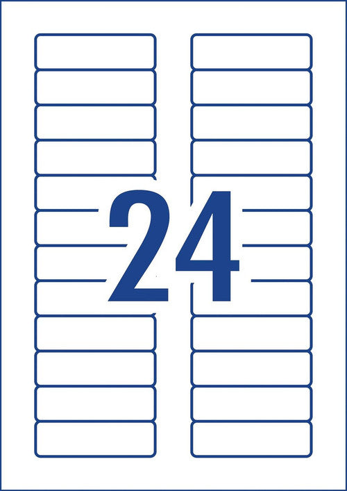 Avery Permanent Multi-purpose Labels 72 x 21.2mm Pack 600