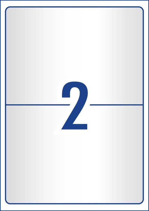 Avery Crystal Clear Shipping Labels L7566 199.6 x 143.5mm Pack 50